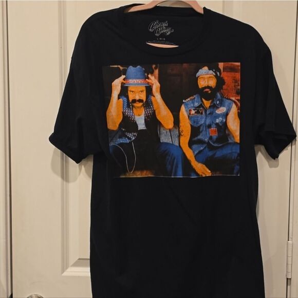 Cheech & Chong Rollin With My Homie S/S T-Shirt - Picture 3 of 4